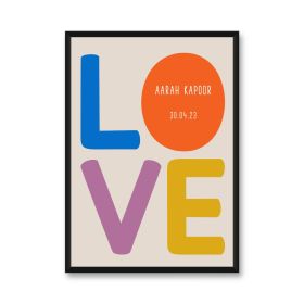 Pop goes the Art-Wall Frame | Only Love
 - Framed Product - Made to Order