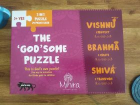 MihiraGurukul-God's Some jigsaw. 3 in 1  puzzle