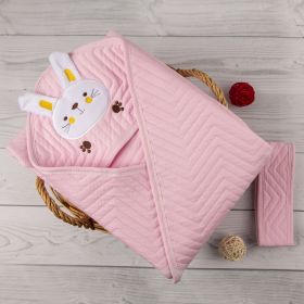 Baby Moo-Bunny Pink Quilt