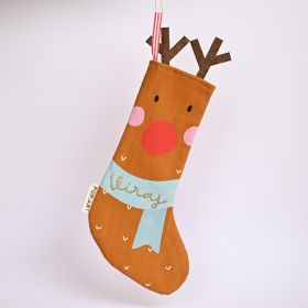 Pop goes the Art-Personalised Stocking | Reindeer
