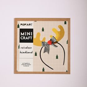 Pop goes the Art-Mini Craft | Reindeer Headband