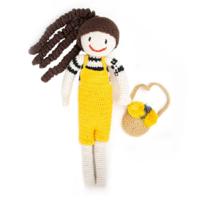 NESTA TOYS Handmade Crochet Doll (11 Inch) | Amigurumi Stuffed Toy