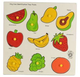 Skillofun-King Size Identification Tray  Fruits