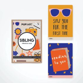 Pop Goes The Art-Milestone Cards | Sibling