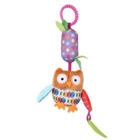 Baby Moo Owl Multicolour Hanging Toy / Wind Chime With Teether - SKK-T003-OWL