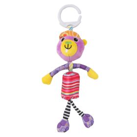 Baby Moo Monkey Purple Hanging Musical Toy / Wind Chime Soft Rattle - SR3473