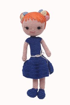 Happy Threads-Amigurumi Soft Toy- Pretty Girl Doll