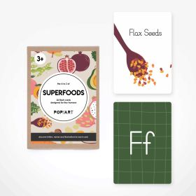 Pop Goes The Art-Flash Cards | Superfoods