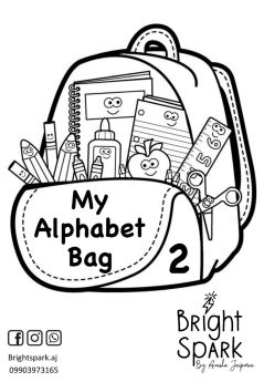 Brightspark-TRACING LOWERCASE LETTERS (MY ALPHABET BAG 2)