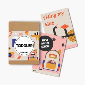 Pop Goes The Art-Mini Milestone Cards | Toddler