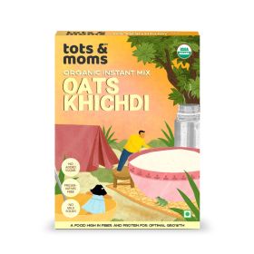 Tots and Moms Foods Instant Oats Khichdi | Certified Organic & Wholesome Travel friendly porridge- 200g
