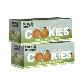 Tots and Moms Healthy & Nutritional Cookies |Sweet & Savory| Pack of 2