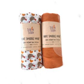 Tickle Tickle - Value pack of 2 Organic Mul Swaddles - Dreamcatcher/Sunset