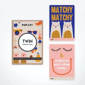 Pop Goes The Art-Milestone Cards | Twin
