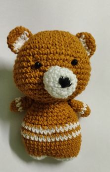 Vi_crea-Crochet Teddy Bear Soft toy 