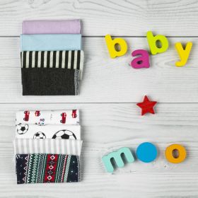 Baby Moo-Printed (2425) Multicolour 8 Pk Wash Cloth
