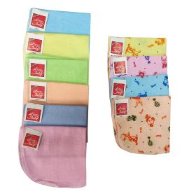 Love Baby-Thick Cotton Washcloths towel brup cloth for New Born baby Face Towel Mix - WCL10