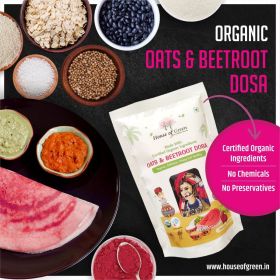 House Of Green-Oats and Beetroot Dosa