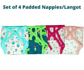 Kindermum-Combo of 4 Nappies