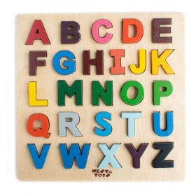 NESTA TOYS Wooden Alphabet Educational Puzzle