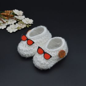 Tiny Giggles-Crochet booties-WSPEC