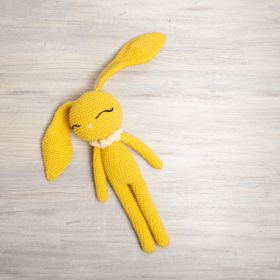 Bombay Toy Company-Rumi Crochet Collection | Hopper the bunny - Yellow