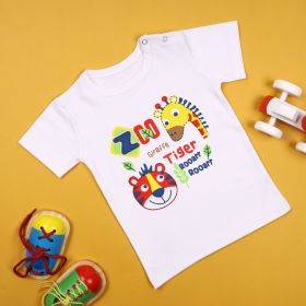 Kicks &amp;amp; Crawl-Zoo Day Puffy Tshirt-Multicolor-3-6 Months